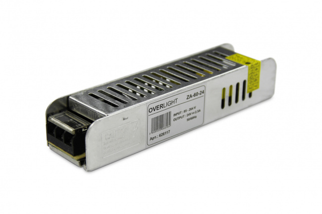 Блок питания 24V 60W 2.5A IP20 